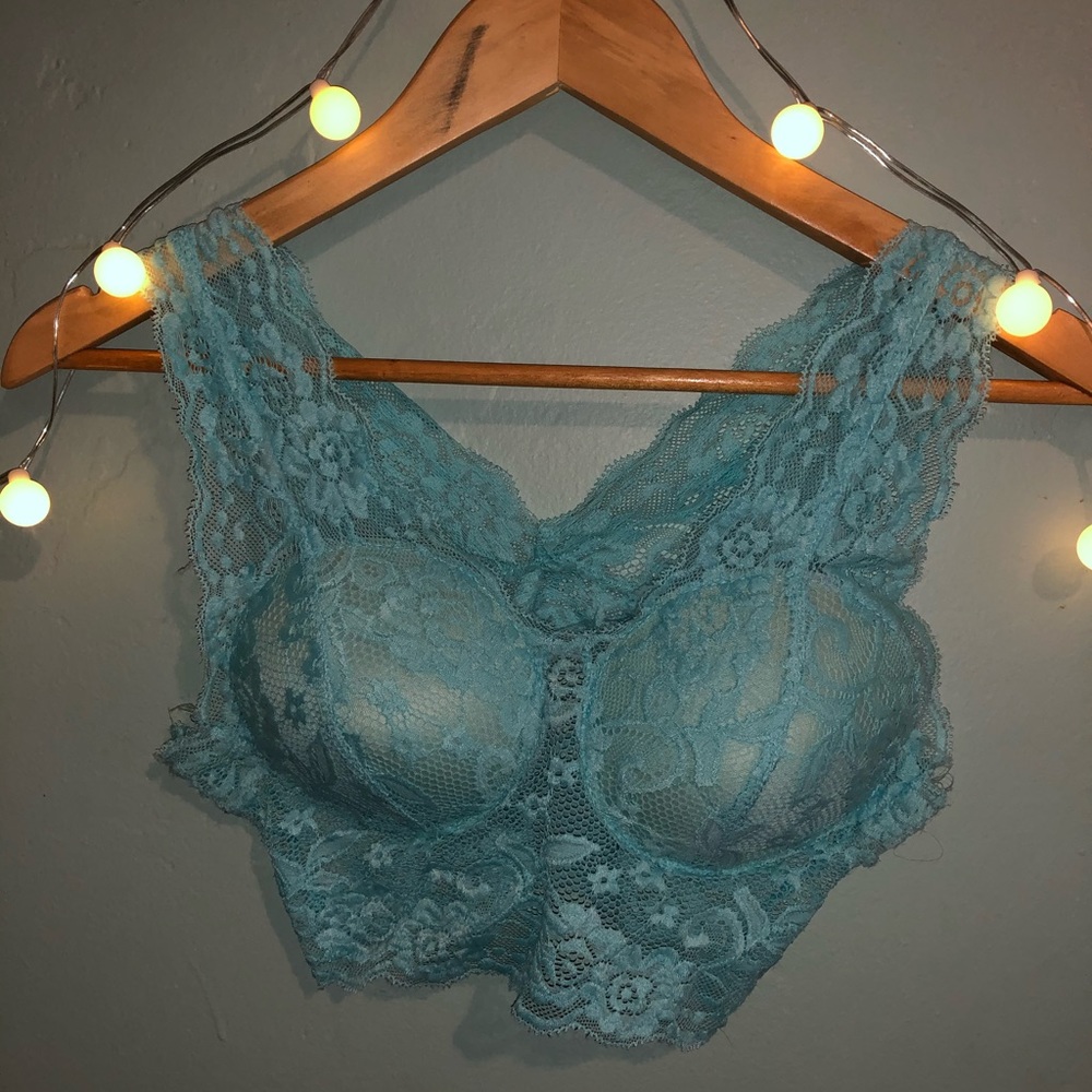 Blue laced bralette🦋